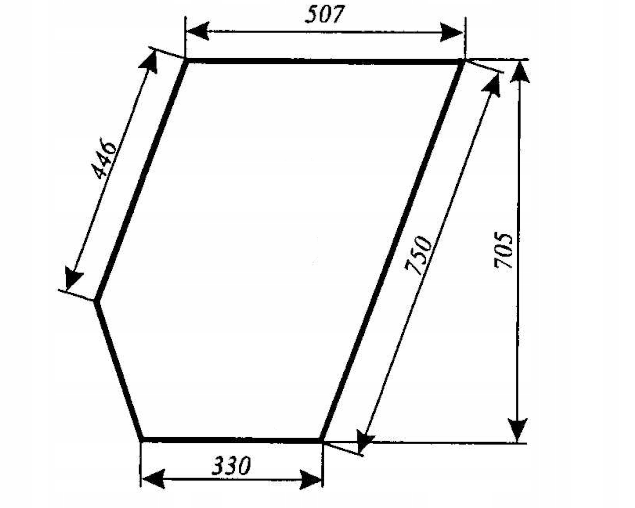 szyba drzwi dolna ciągnika URSUS C-385 1604 1201 1204 i pochodne