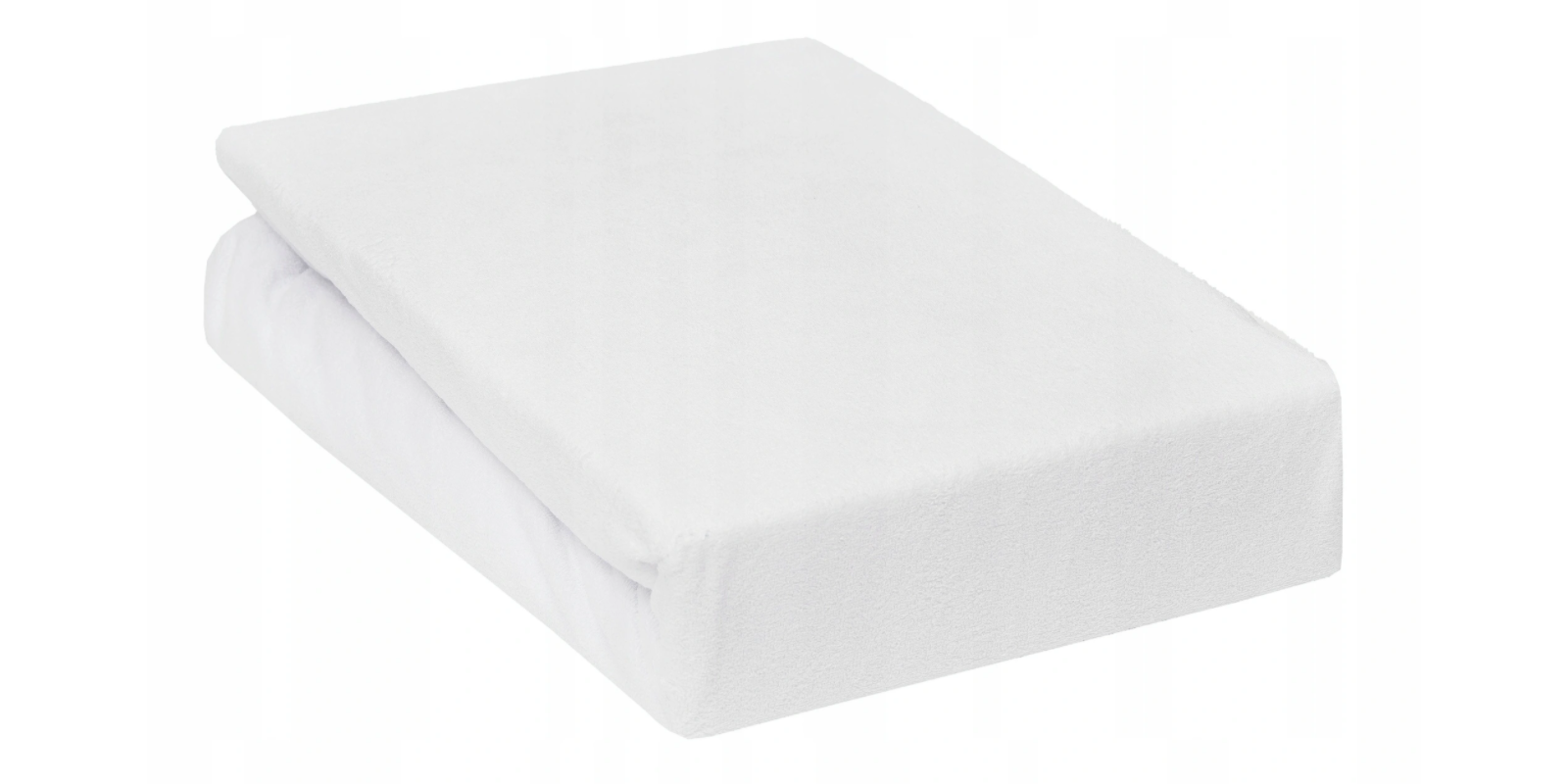 Prześcieradło frotte 140x70 białe