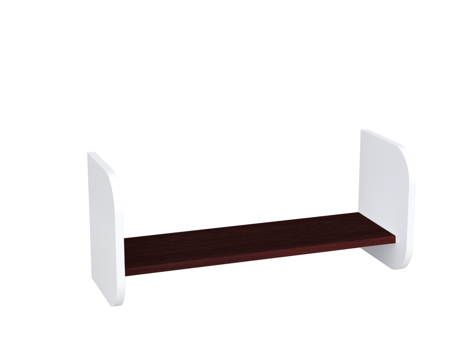 014 Półka 90 biało-wenge