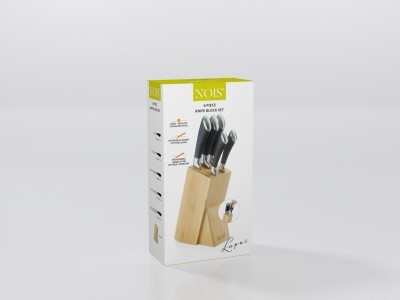 Zestaw noży LUPUS w bloku 6 elementów NOIS