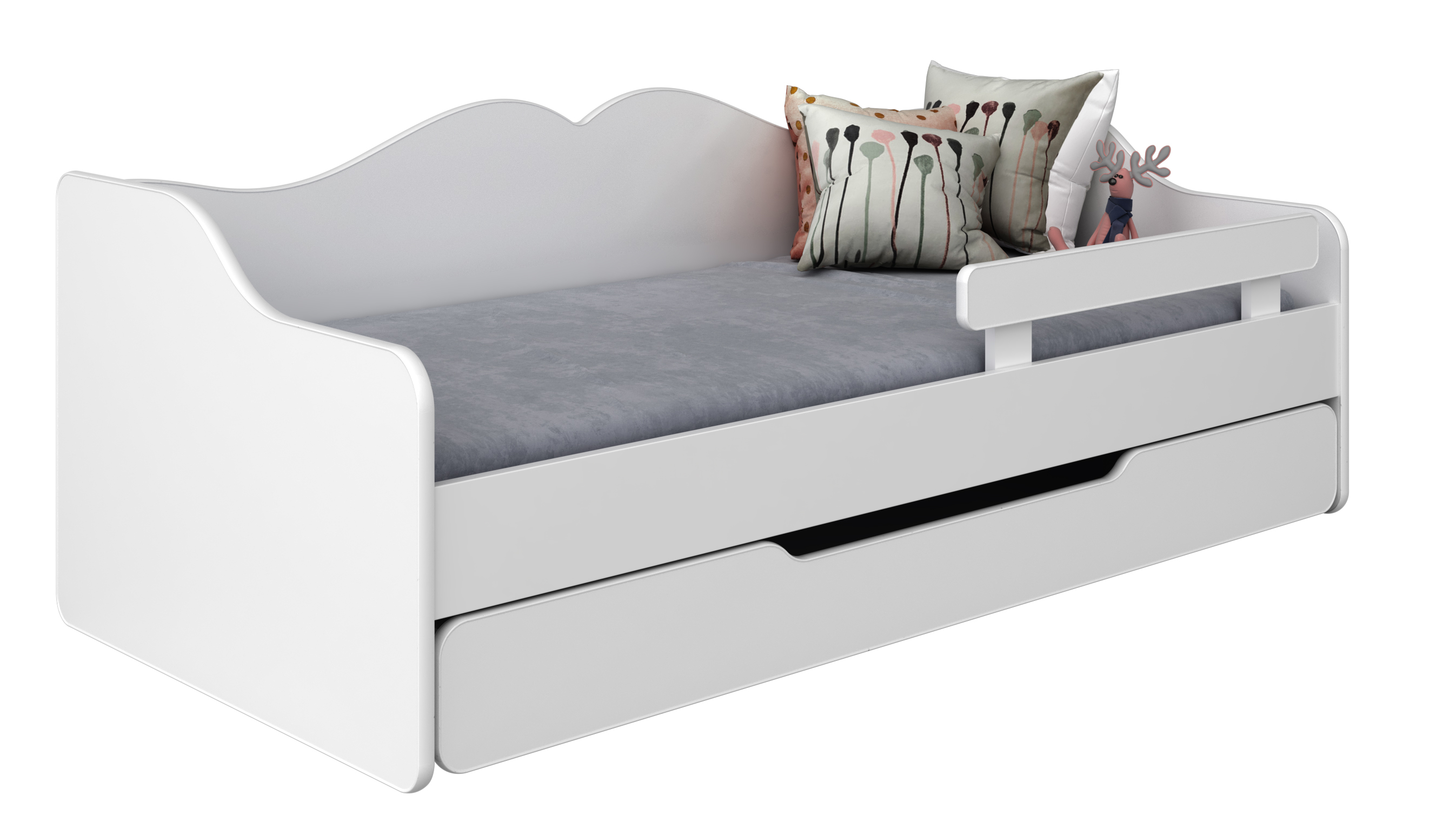 Łóżko dziecięce BELLA 180x80 białe