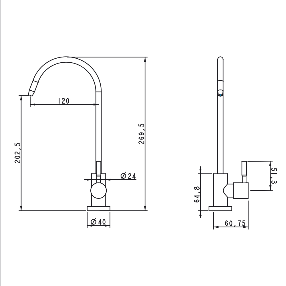 Bateria do wody filtrowanej WEZER EKO4F-13