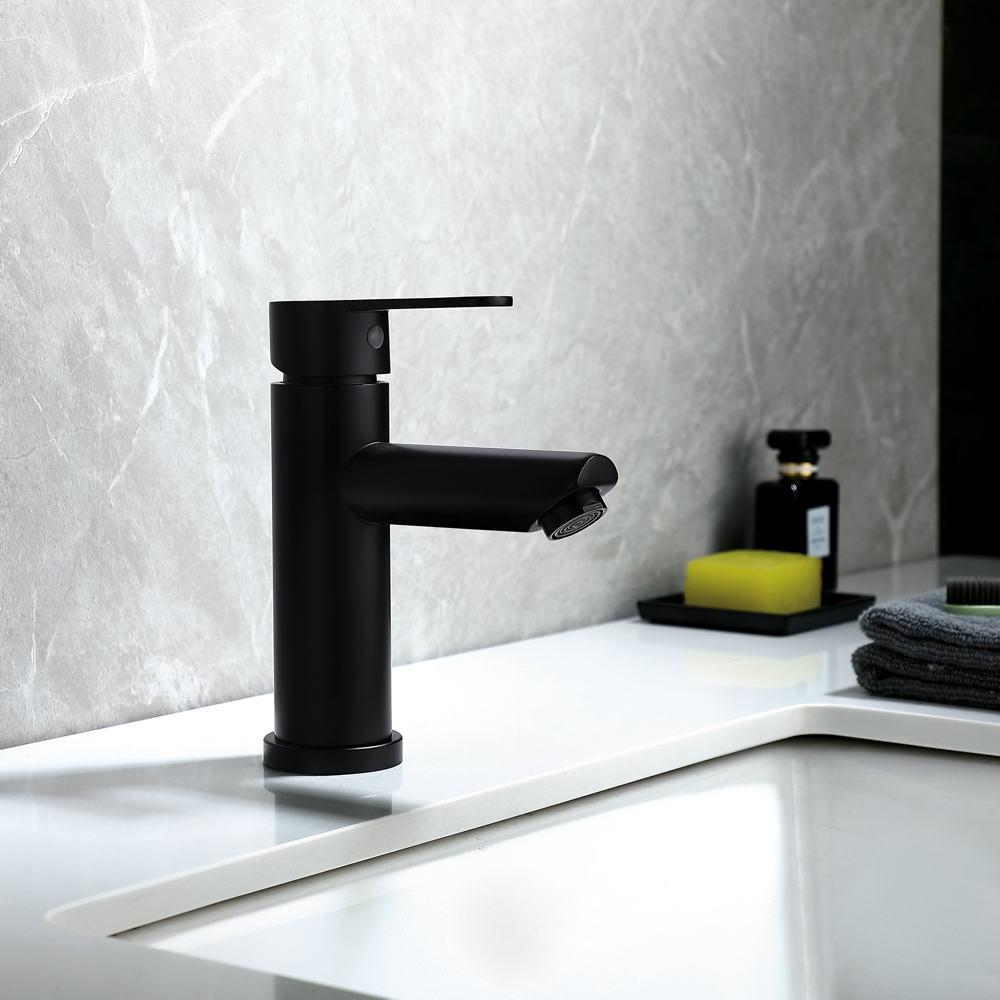 Bateria umywalkowa WEZER EKO1A-09-BLACK