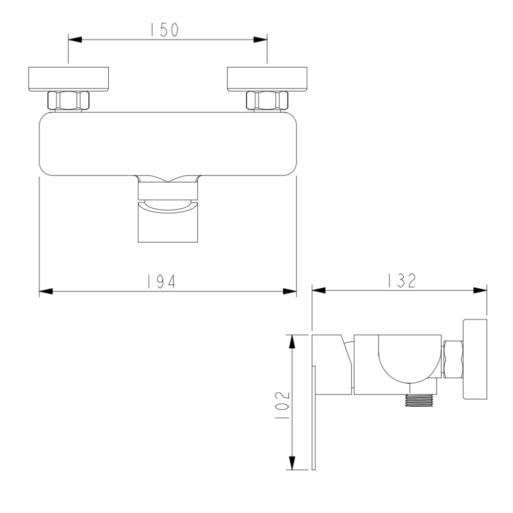 Bateria prysznicowa WEZER ROK5-05