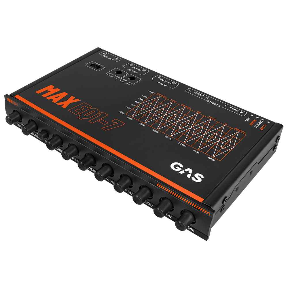 GAS Audio MAX EQ1-7 korektor graficzny DSP 7-pasmowy