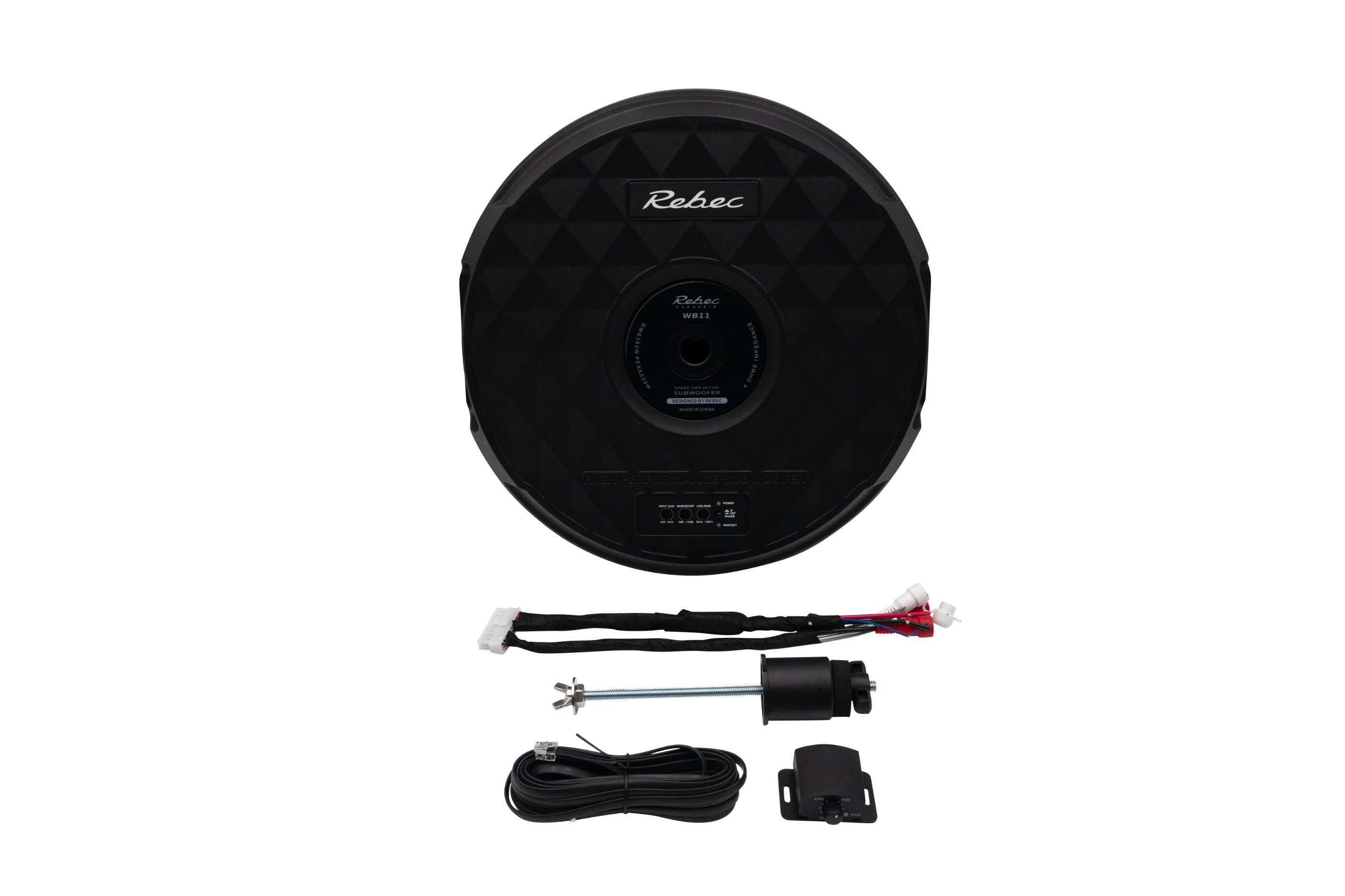REBEC Spare Wheel WB11 z akcesoriami i pilotem regulacji basu