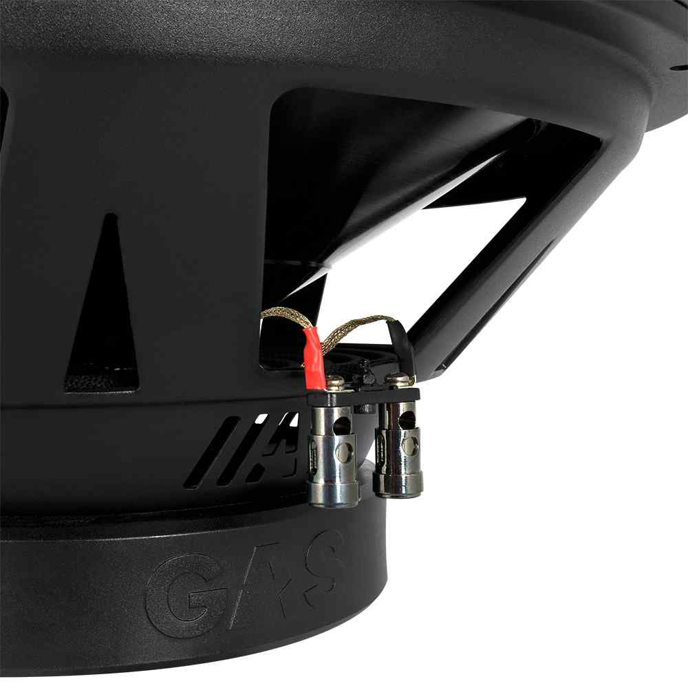 GAS Audio Power MAD S2-15D2 detale konstrukcji kosza i terminali