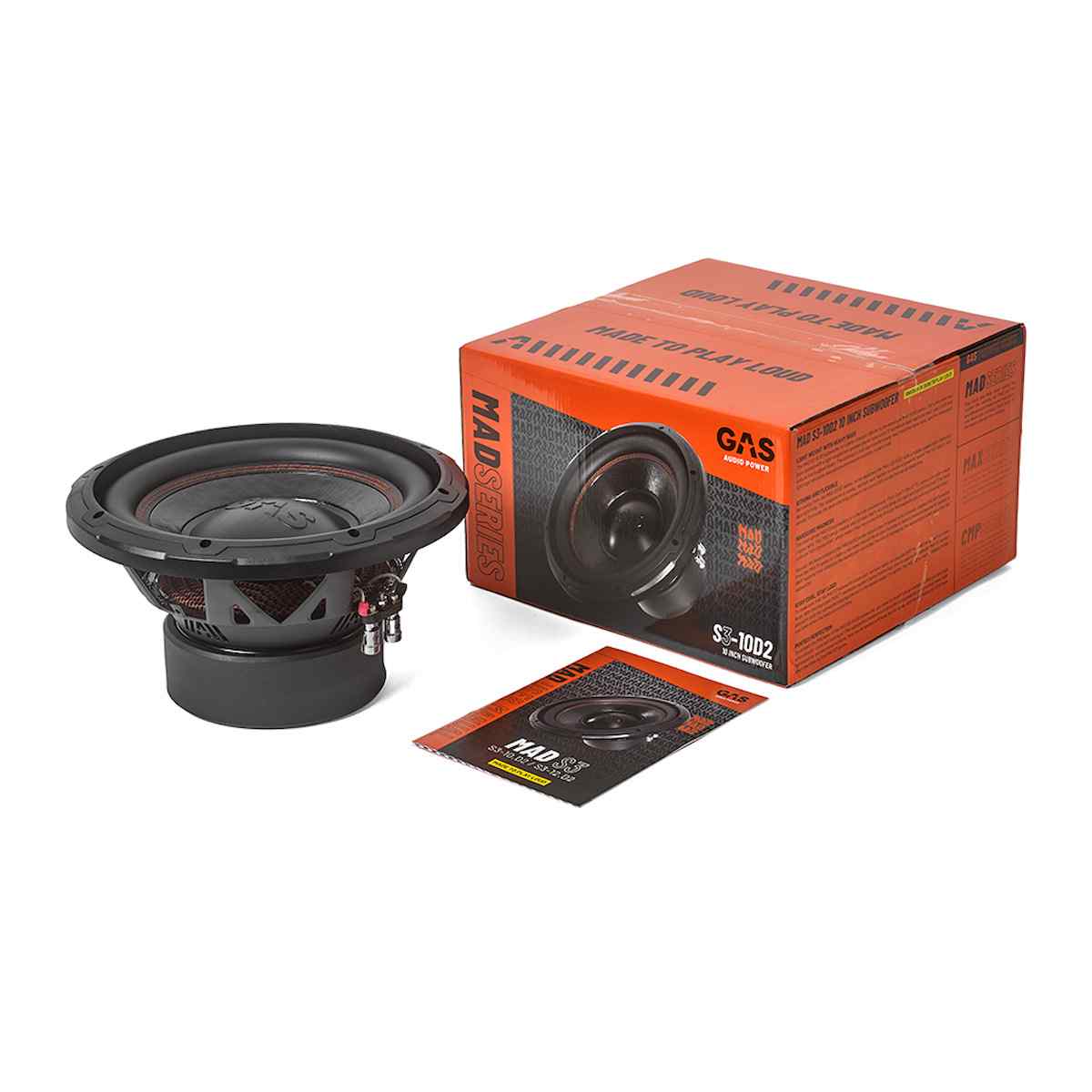 GAS Audio Power MAD S3-10D2 installed