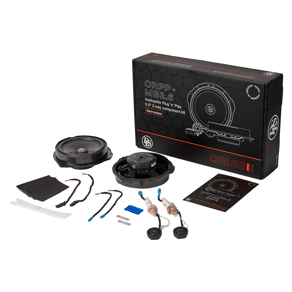 DLS Cruise CRPP-MB2.6 zamontowane w aucie