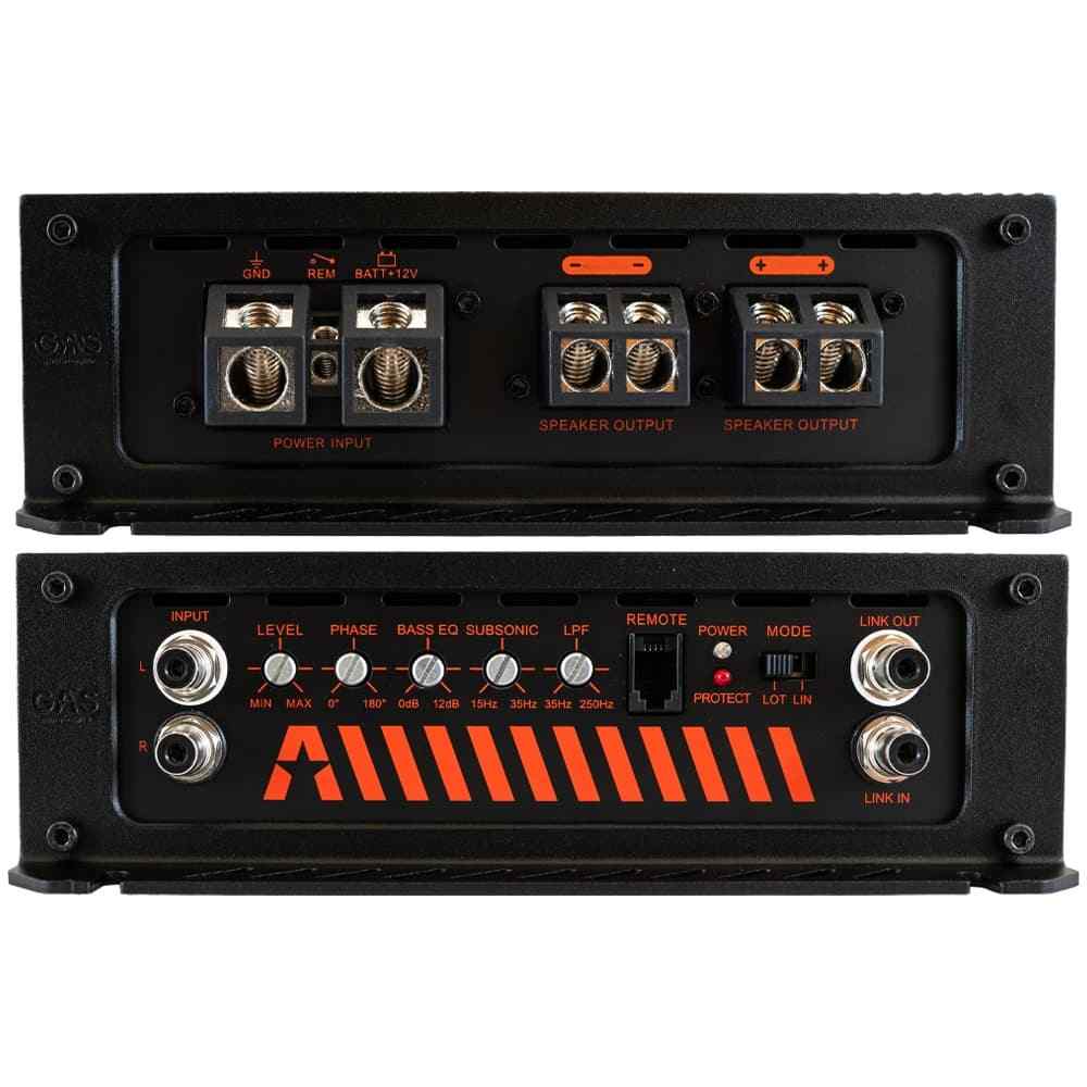 GAS Audio Power MAX A2-2500.1DL detale konstrukcyjne
