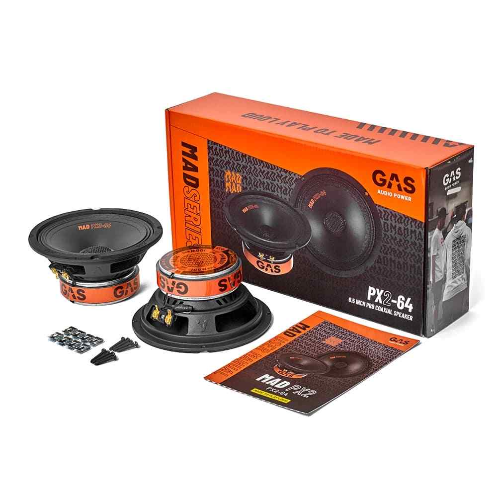 GAS Audio Power MAD PX2-64 montaż w aucie