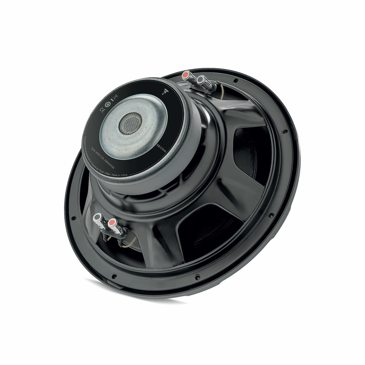 Focal PERFORMANCE SUB 12 DUAL tył subwoofera i podwójne terminale