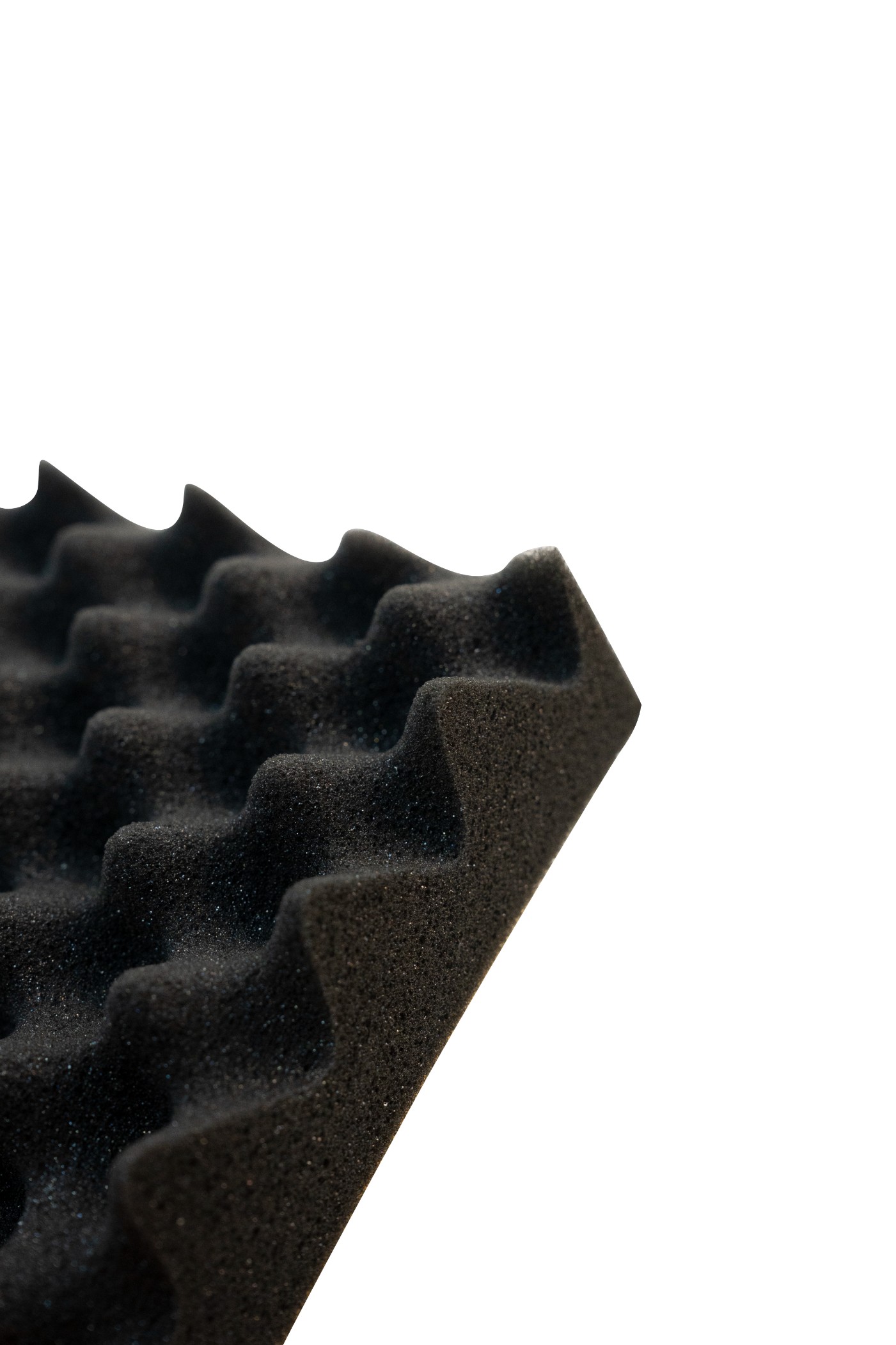 Przekrój i profil fali pianki akustycznej NOISECUT SilentFoam