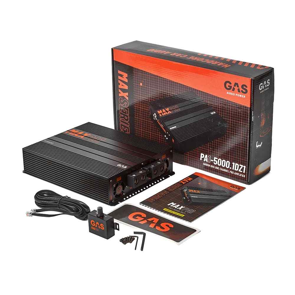 GAS Audio Power MAX PA1 wzmacniacz w instalacji car audio