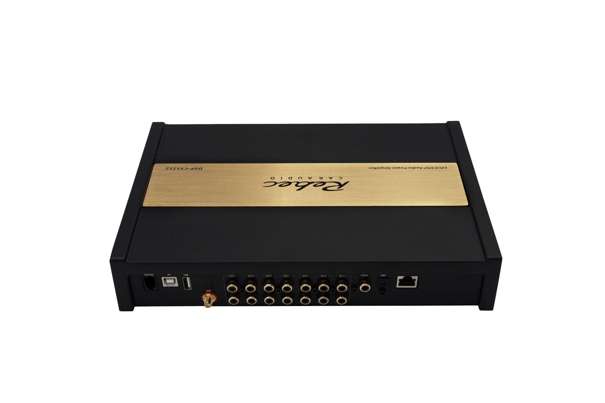 REBEC CS-Series CS1212 tylne złącza USB AUX COAX OPT