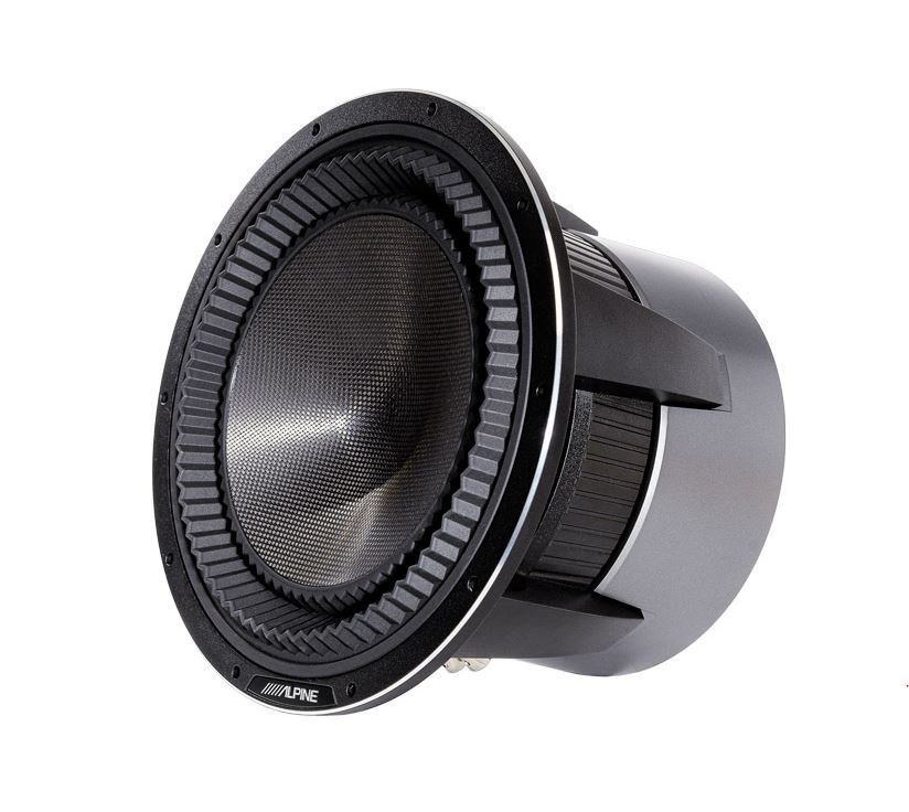Alpine Status HDZ-110 subwoofer packshot 3/4
