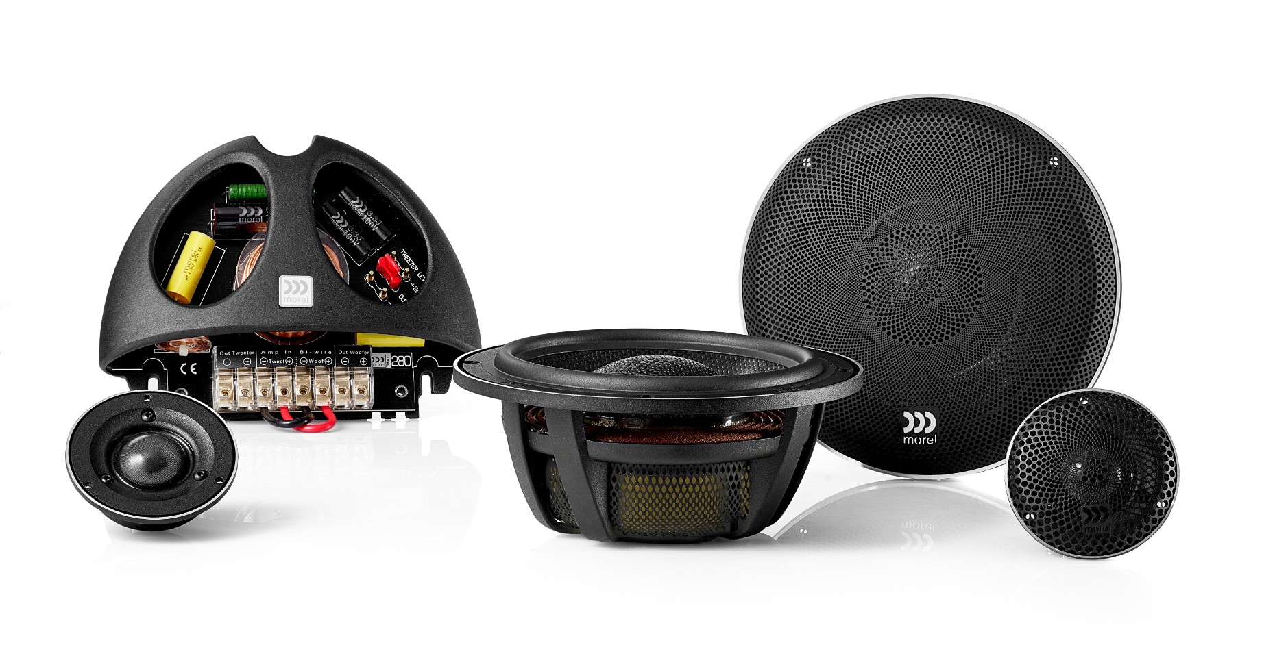 Komplet MOREL ELATE CARBON PRO 62 z elementami zestawu