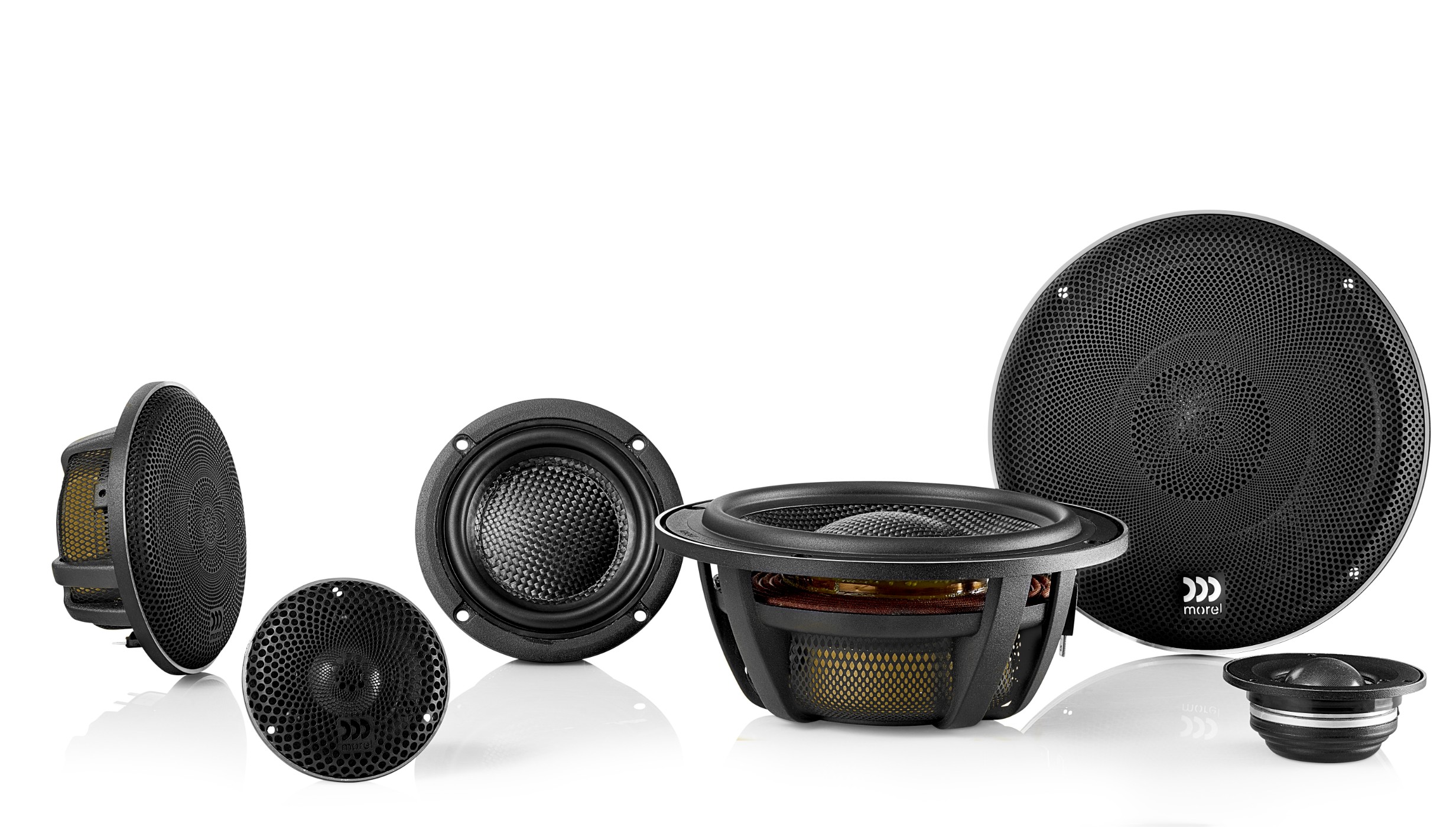 MOREL ELATE CARBON PRO 63A komplet zestawu 3-drożnego