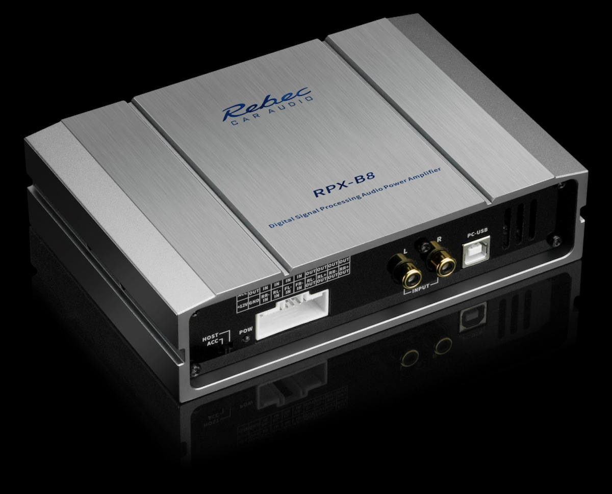 Rebec RPX-B8S kompaktowy wzmacniacz DSP