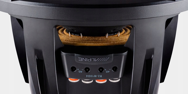Alpine Type-R R2-W10D4 terminale push i podwójna cewka 4 omy