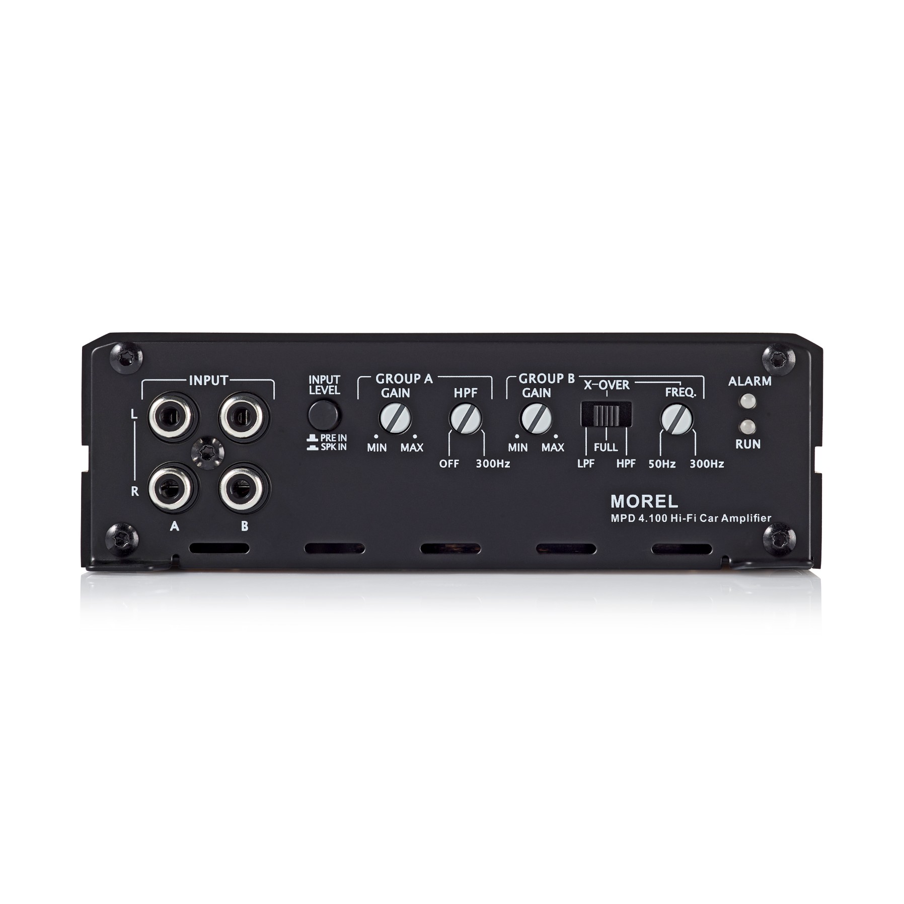 MOREL MPD 4.100 panel regulacji i wejścia RCA
