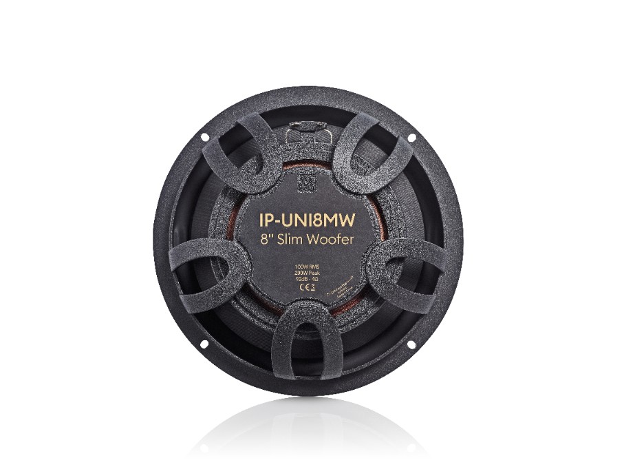 MOREL IP-UNI82 tylna konstrukcja slim woofera