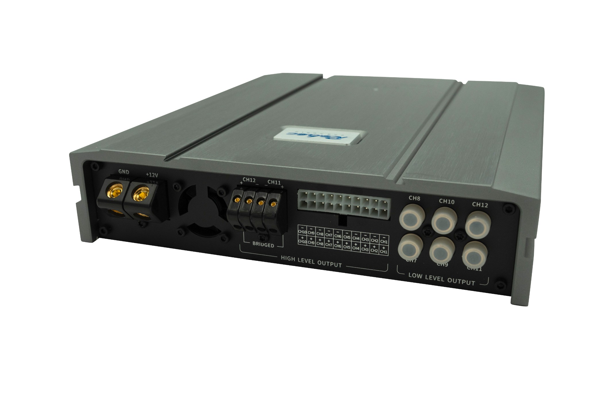 REBEC B-Series RPX-B12S wyjścia kanałów i zasilanie