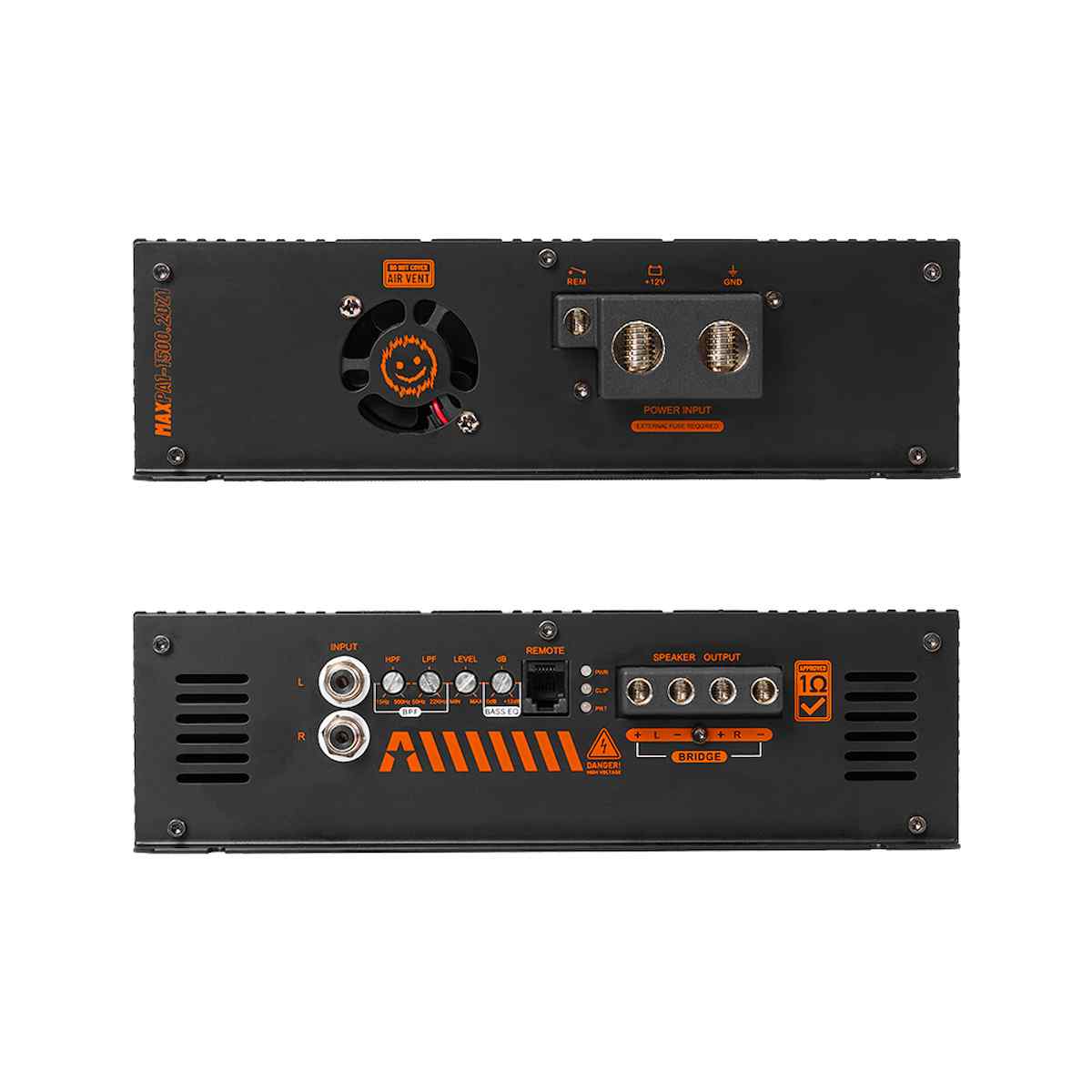 GAS Audio Power MAX PA1-1500.2DZ1 detale konstrukcyjne