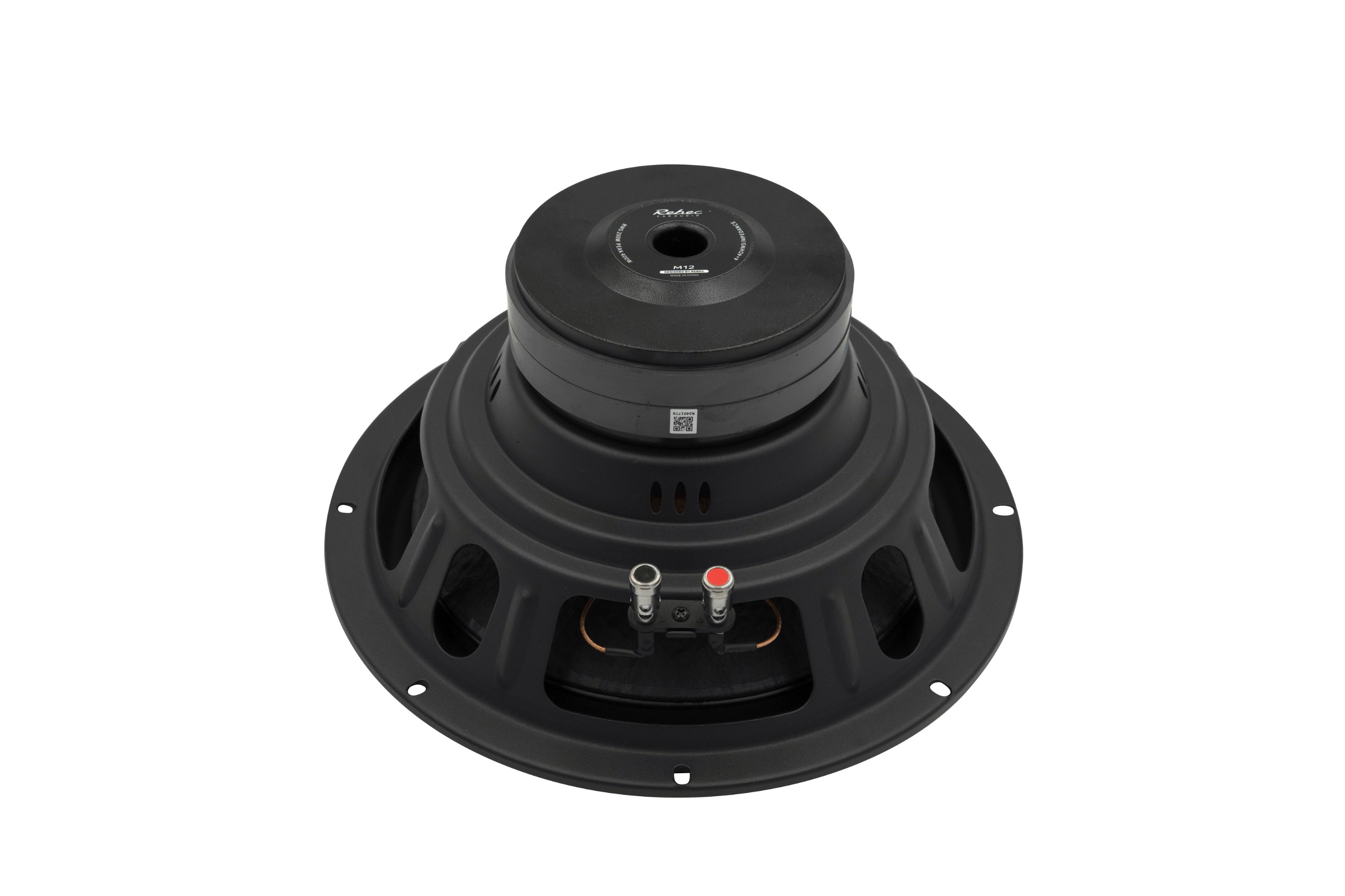 Rebec M12 subwoofer widok kosza i układu magnetycznego