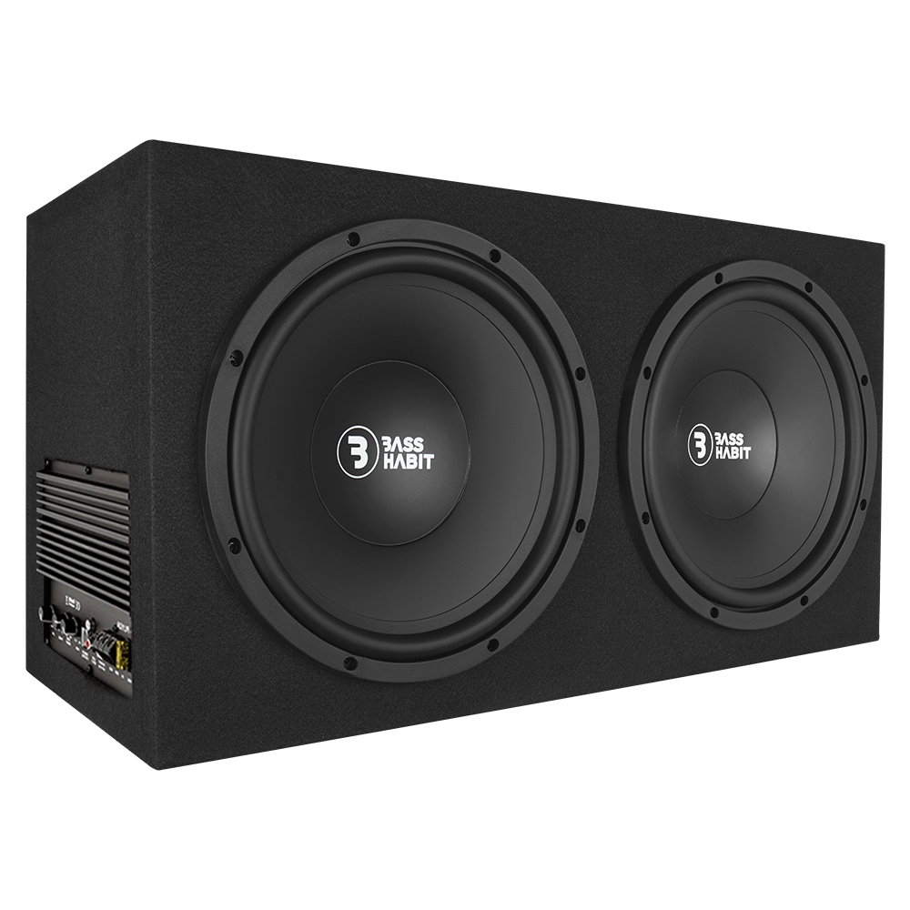 BASS HABIT Play PL212A - aktywna skrzynia basowa 2x12 cali