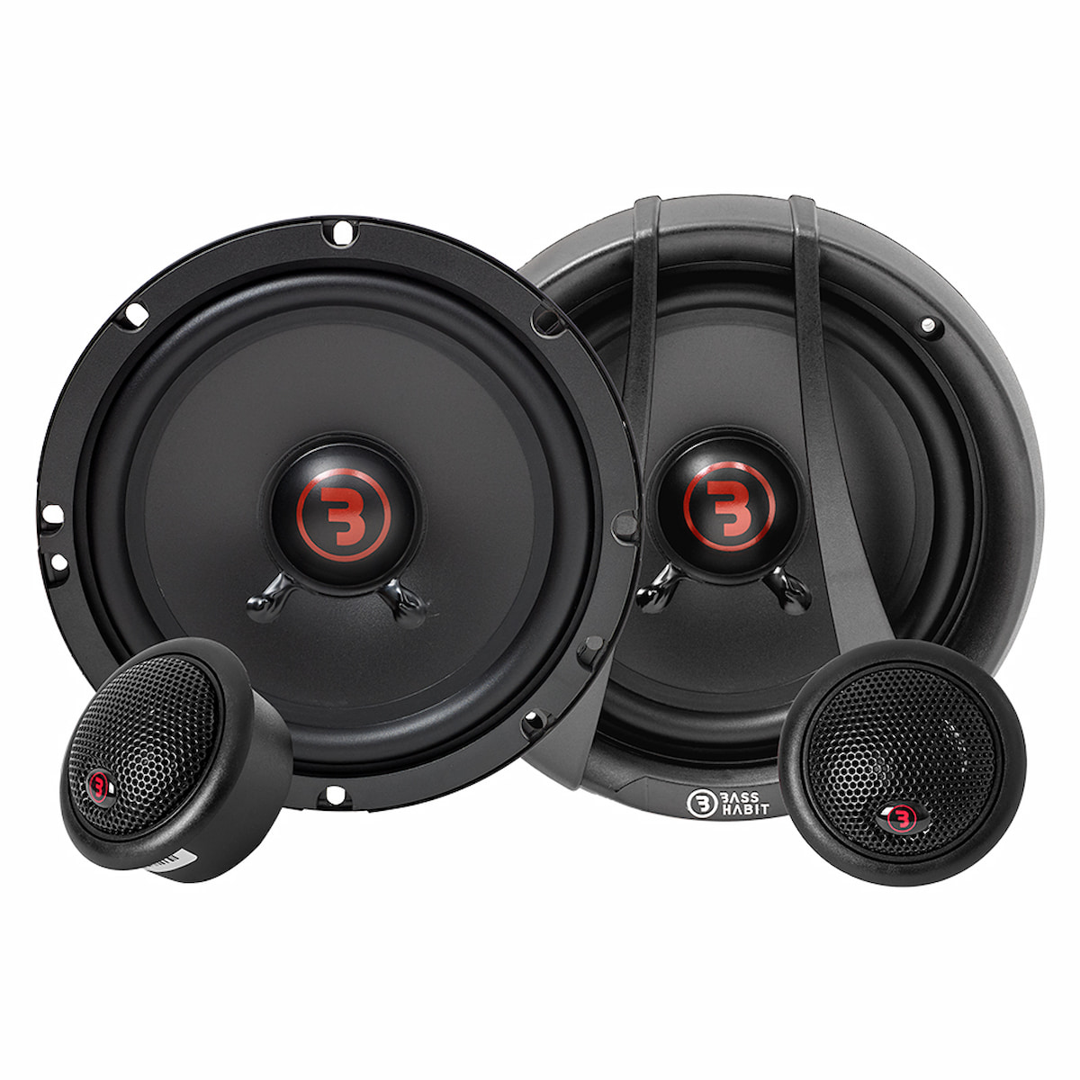 BASSHABIT REBEL R165C - zestaw głośników odseparowanych 6,5 cala