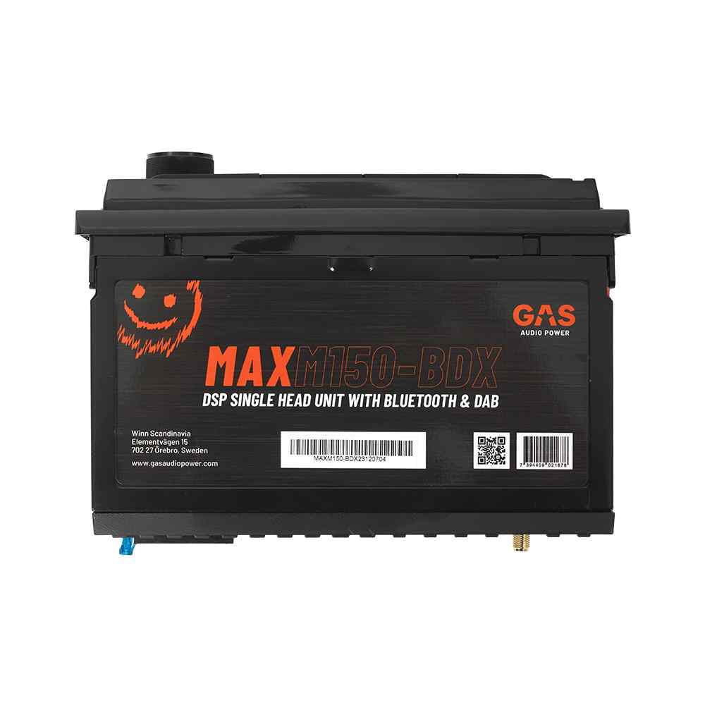GAS Audio MAX M150-BDX radio montaż