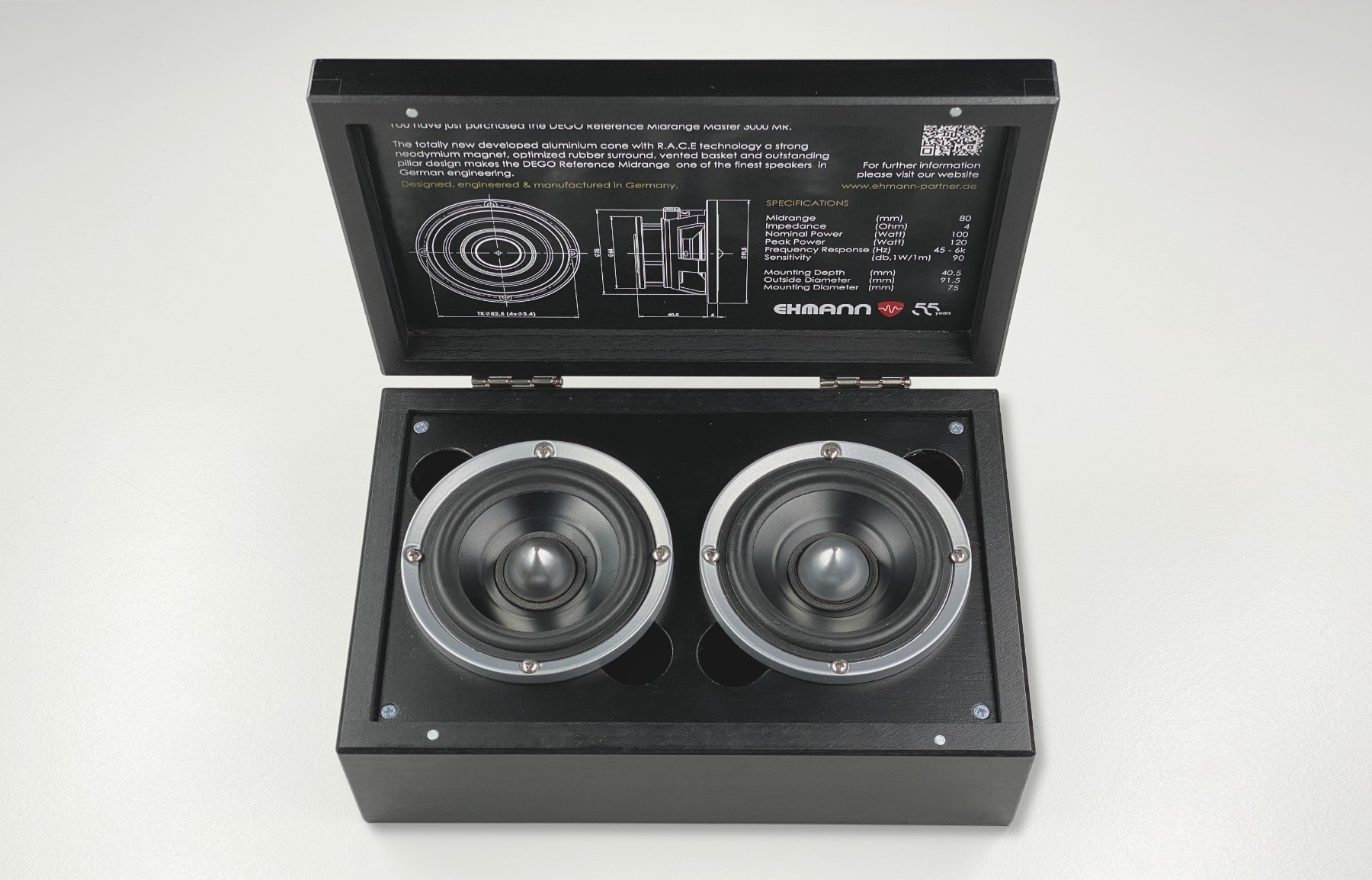 Dego Master 3000 MR 80 komplet dwóch głośników w pudełku