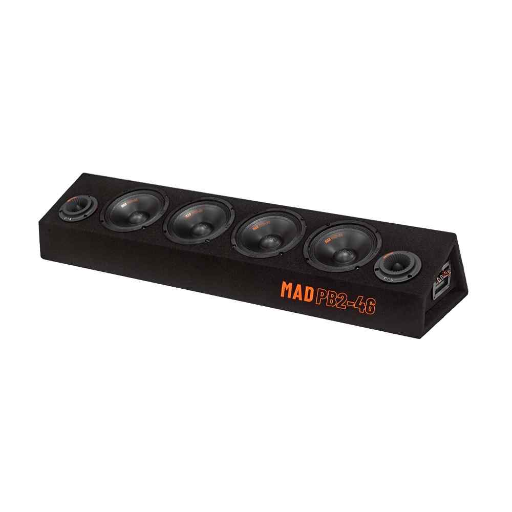 GAS Audio Power MAD PB2-46 obudowa SPL z 4 głośnikami i 2 tweeterami