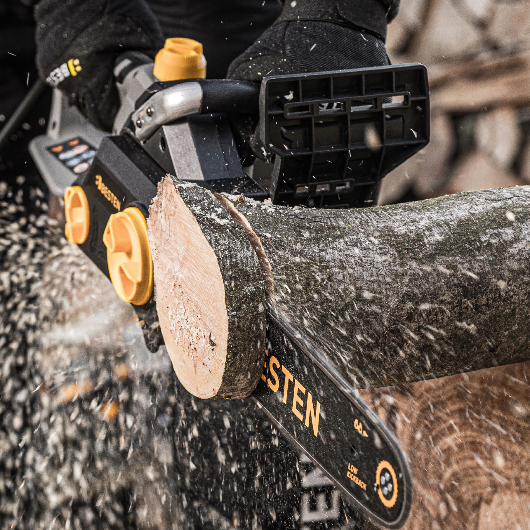 PIŁA ŁAŃCUCHOWA PILARKA ELEKTRYCZNA DO DREWNA 2400W PROWADNICA 40CM + OLEJ