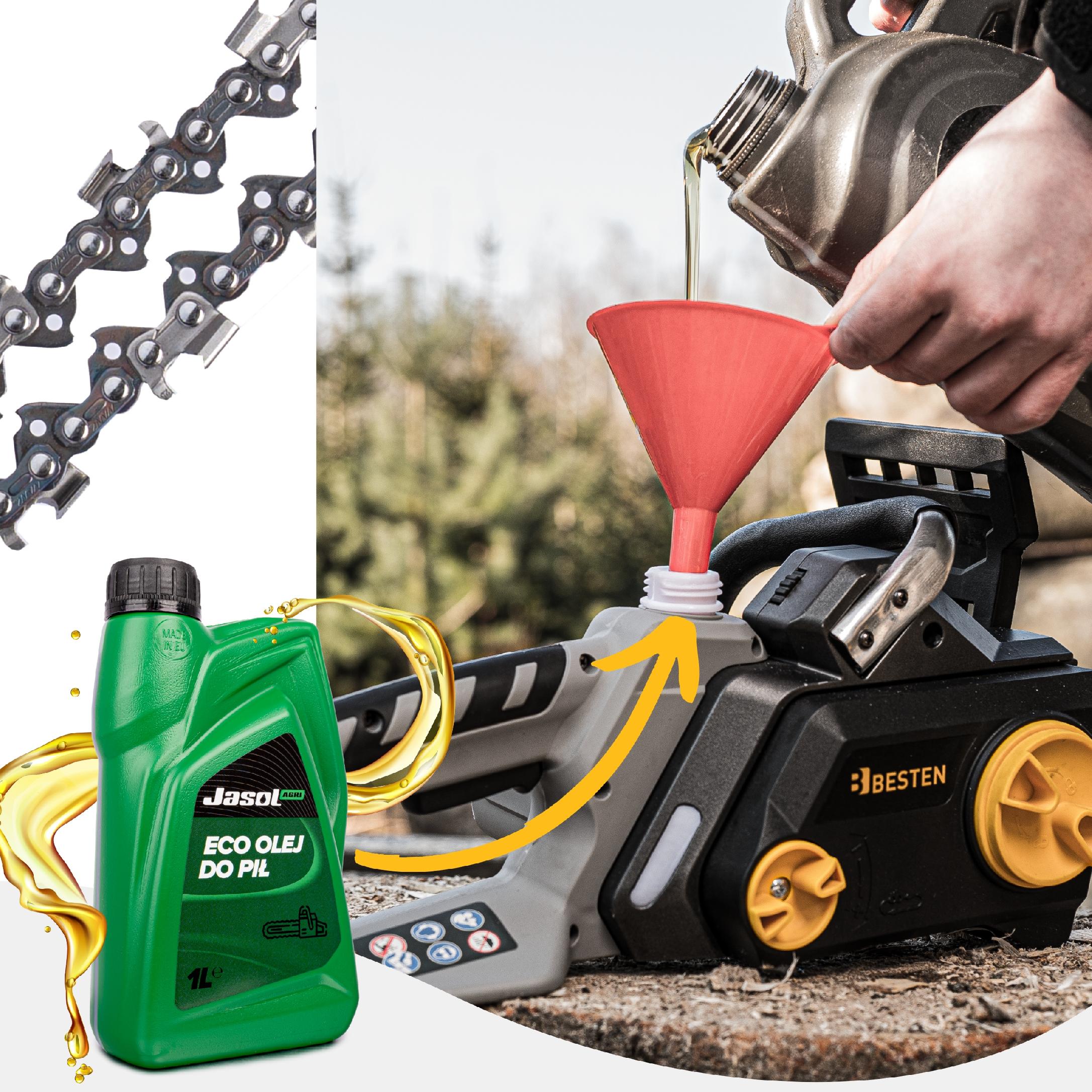 PIŁA ŁAŃCUCHOWA PILARKA ELEKTRYCZNA DO DREWNA 2400W PROWADNICA 40CM + OLEJ