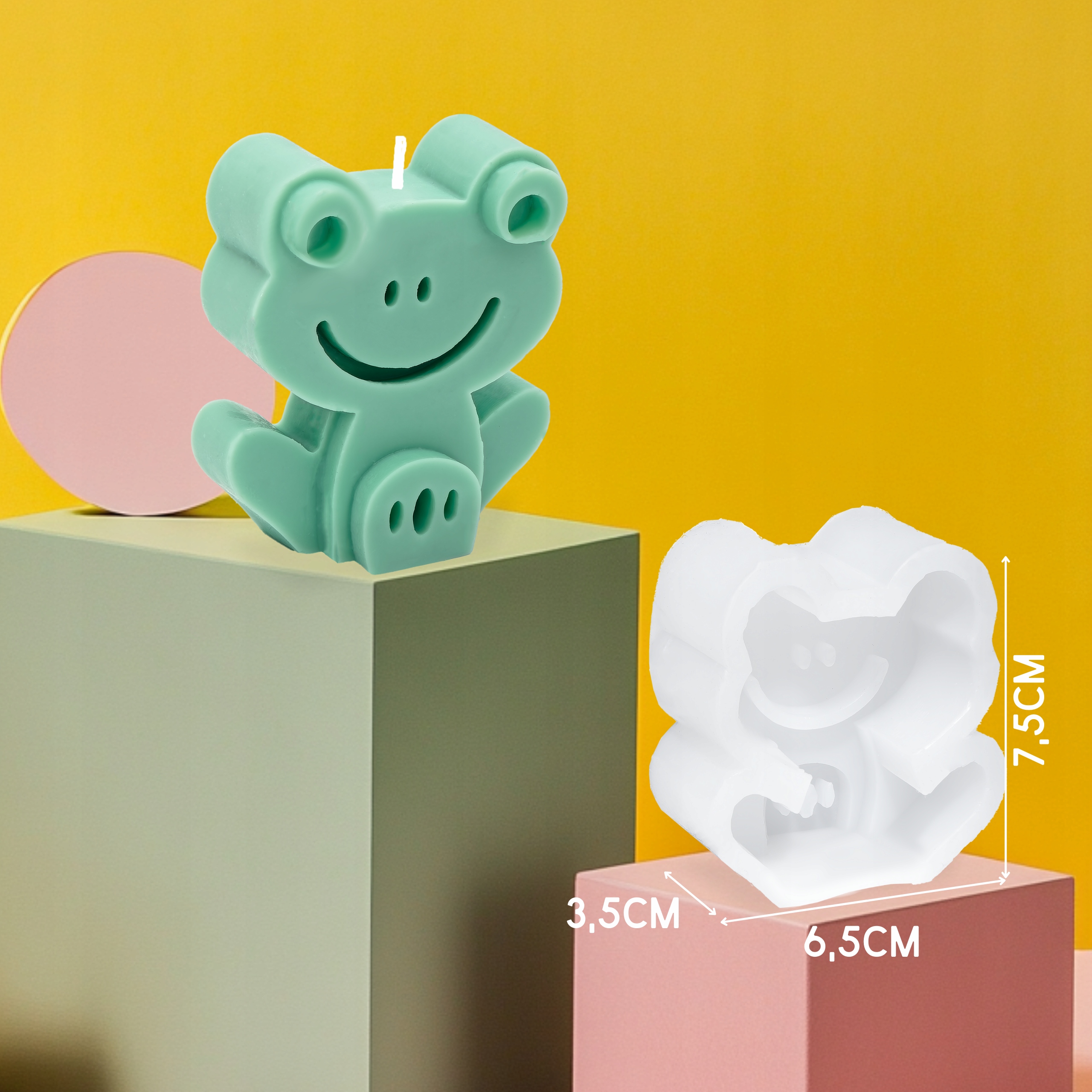 ZESTAW FOREMEK DO WYROBU ŚWIEC SOJOWYCH AKCESORIA DO ŚWIECZEK DIY ZWIERZĘTA