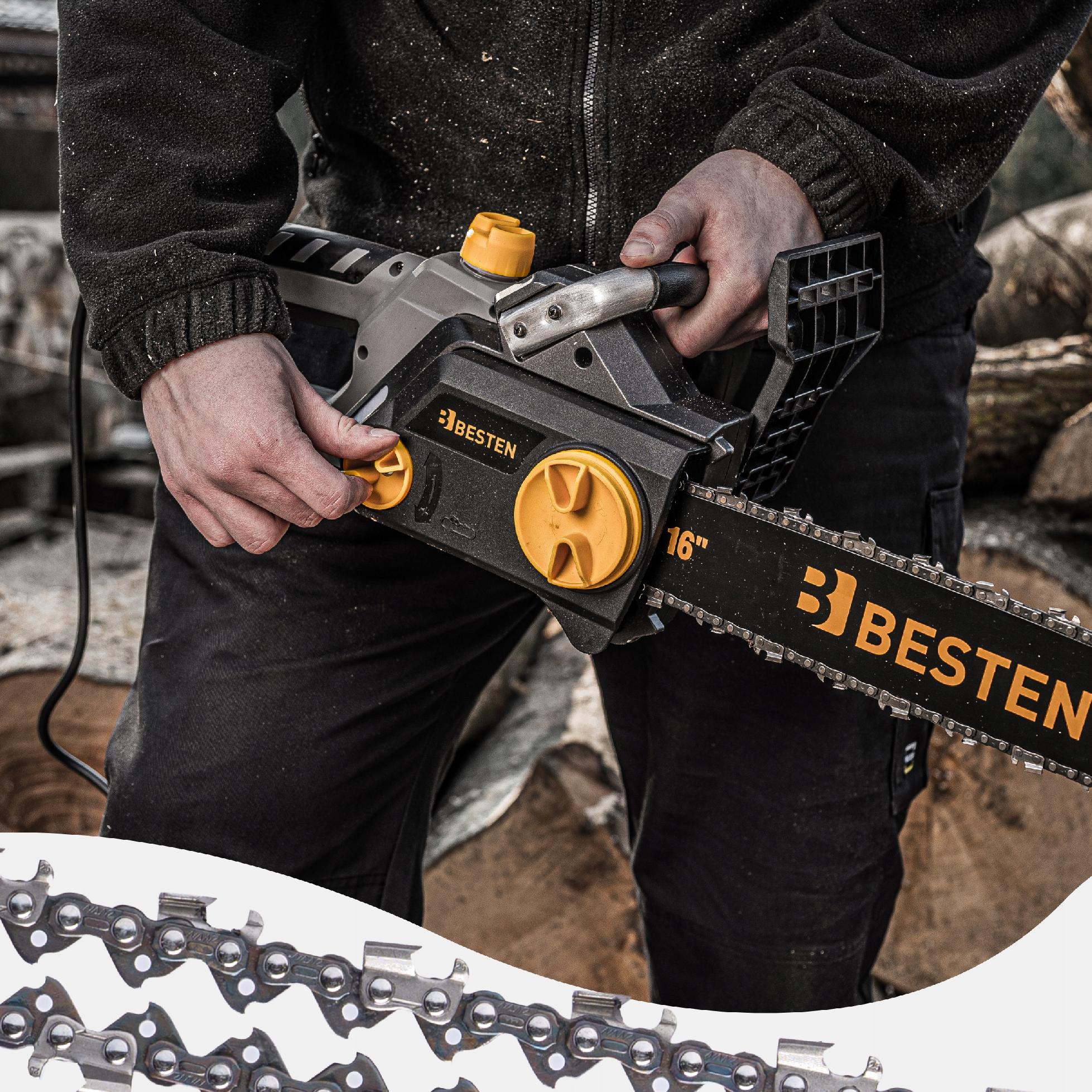 PIŁA ŁAŃCUCHOWA PILARKA ELEKTRYCZNA DO DREWNA 2400W PROWADNICA 40CM + OLEJ