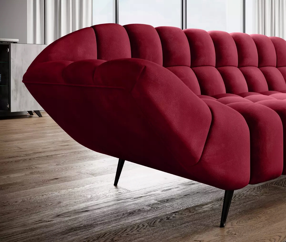 Nowoczesna wygodna kanapa sofa GAPPA 3 osobowa WERSAL pikowana