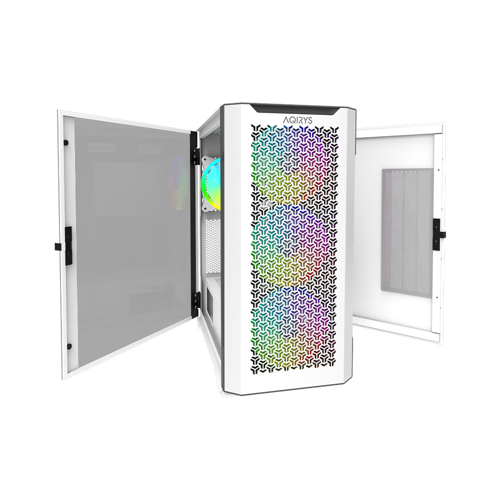 AQIRYS Obudowa do komputera AQUILLA ARGB white