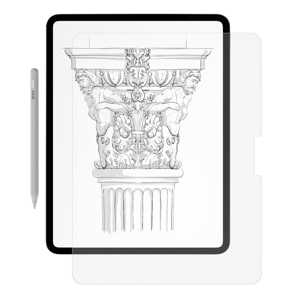 NEXT ONE Ochrona ekranu z teksturą papieru Scribble iPad Pro M4 13"