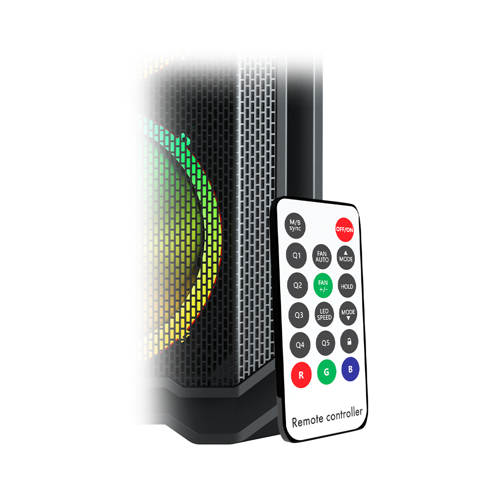 AQIRYS Obudowa do komputera WEZEN black