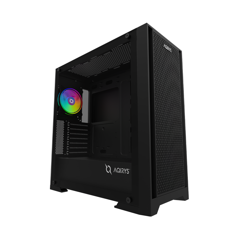 AQIRYS Obudowa do komputera AVIOR black