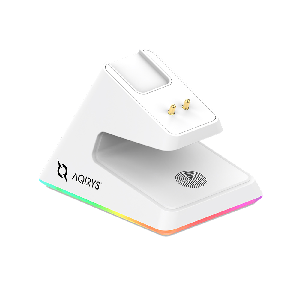 AQIRYS Myszka Dual Mode: Wirelles+Wired ZEPHYR white