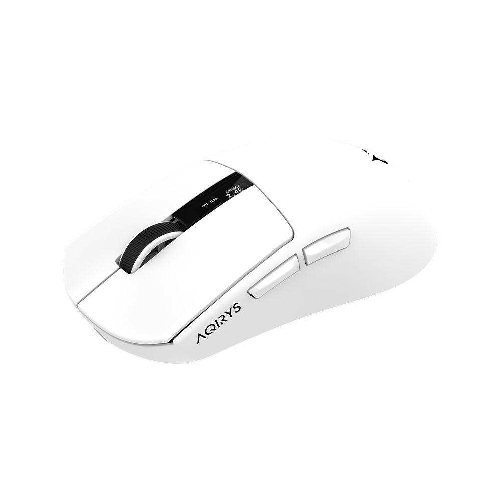 AQIRYS Myszka Dual Mode: Wirelles+Wired ZEPHYR white