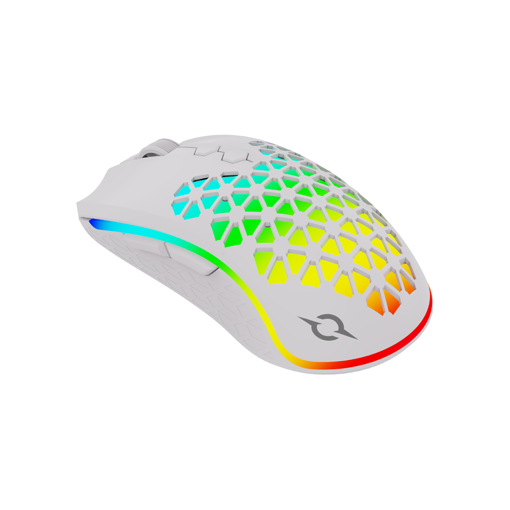 AQIRYS Myszka Dual Mode: Wirelles+Wired POLARIS white