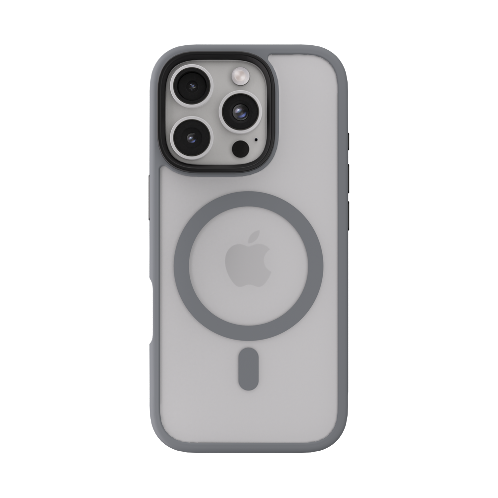 NEXT ONE Etui Mist Shield MagSafe iPhone 16 Pro grey