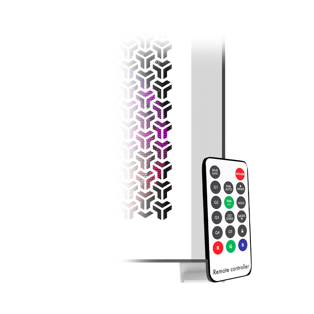 AQIRYS Obudowa do komputera AQUILLA ARGB white