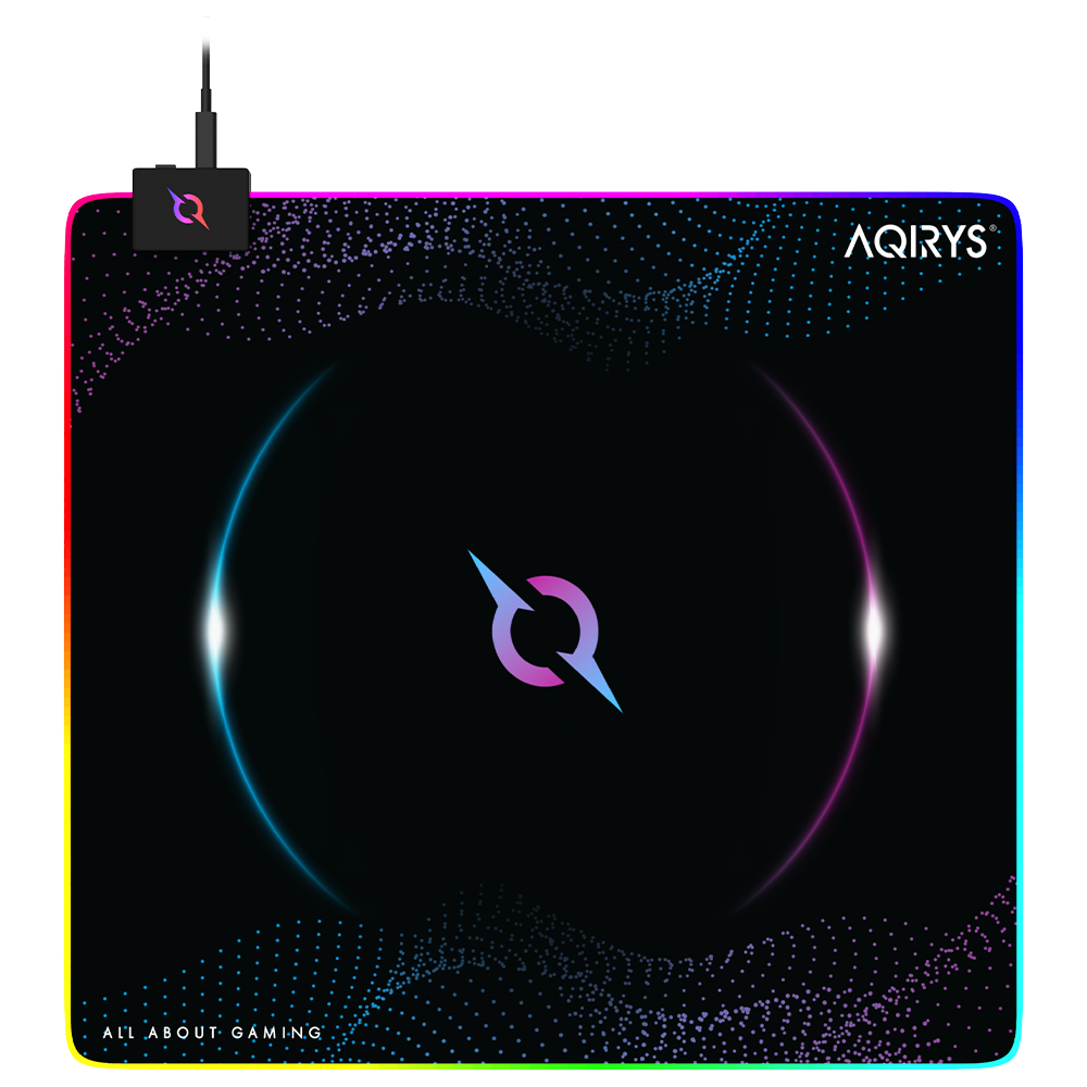 AQIRYS Podkładka ECLIPSE RGB Medium 450x400