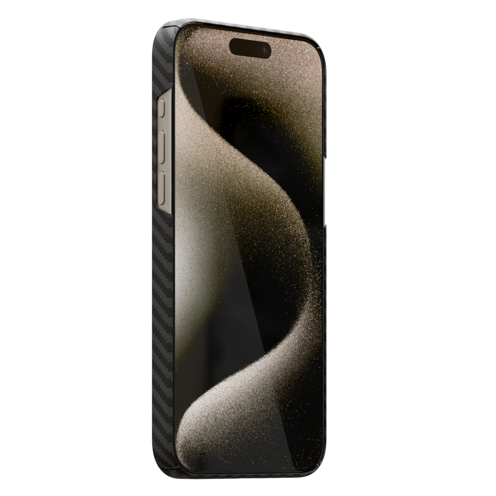 NEXT ONE Etui AirShield MagSafe Carbon iPhone 15 Pro